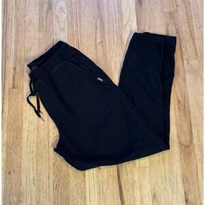 Men’s Eddie Bauer Black Lounge Jogger Pants Active Elastic Waist, size Large L